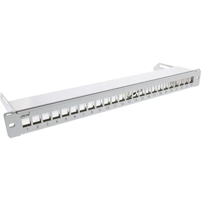 InLine Panneau de Patch 24 Ports - 19'' Rack, Gris InLine Panneau de Patch 24 Ports - 19'' Rack, Gris