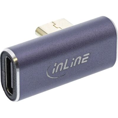 InLine Adaptateur USB4 - USB-C à Angle Droit - Gris - Publicité InLine Adaptateur USB4 - USB-C à Angle Droit - Gris - Publicité