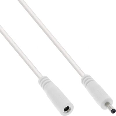 InLine Voedingskabel 0,5m Wit - 3,5x1,35mm - 12V 11,6A InLine Voedingskabel 0,5m Wit - 3,5x1,35mm - 12V 11,6A
