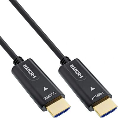 InLine 17540O HDMI-kabel - 40m - Svart - Stödjer 4K/60Hz InLine 17540O HDMI-kabel - 40m - Svart - Stödjer 4K/60Hz