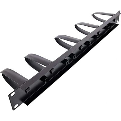 InLine 19110V Kabelorganisator Rack - 19-Zoll, Schwarz, Metall & Kunststoff InLine 19110V Kabelorganisator Rack - 19-Zoll, Schwarz, Metall & Kunststoff