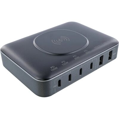 InLine 31517K Chargeur rapide universel GaN - Multiport USB-C et sans fil - Publicité InLine 31517K Chargeur rapide universel GaN - Multiport USB-C et sans fil - Publicité