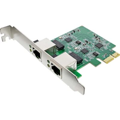 Scheda di rete dual Gigabit InLine 51126A Scheda di rete dual Gigabit InLine 51126A