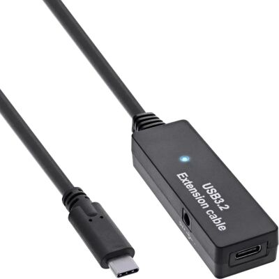 USB-kabel Inline 35650C - USB 3.2 Gen 1 - 5m - Svart USB-kabel Inline 35650C - USB 3.2 Gen 1 - 5m - Svart
