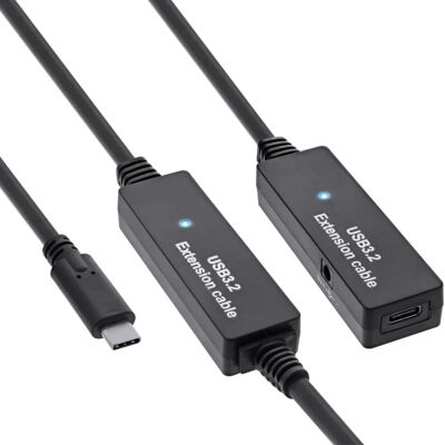 InLine 35655C USB-Kabel - Aktiv USB 3.2 Gen 1, 10 m, Schwarz InLine 35655C USB-Kabel - Aktiv USB 3.2 Gen 1, 10 m, Schwarz