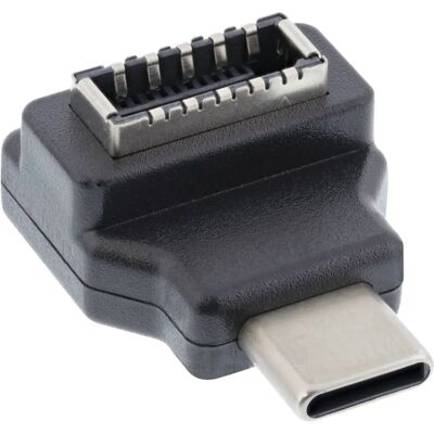 InLine 33446L USB-C Adapter - Interfacekaart voor interne USB-E InLine 33446L USB-C Adapter - Interfacekaart voor interne USB-E