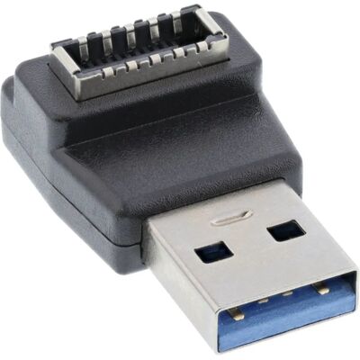 Adaptateur USB 3.2 InLine - USB-A interne à USB-E - Noir - Publicité Adaptateur USB 3.2 InLine - USB-A interne à USB-E - Noir - Publicité