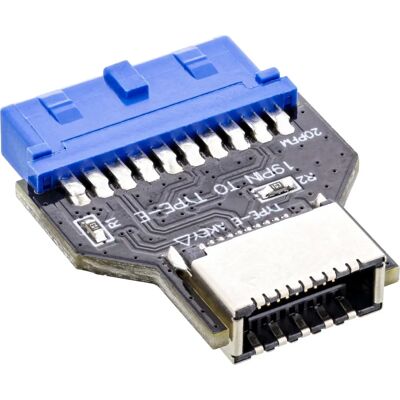 InLine 33446R USB 3.0 to USB 3.2 Type-E Adapter - Interface Card InLine 33446R USB 3.0 to USB 3.2 Type-E Adapter - Interface Card