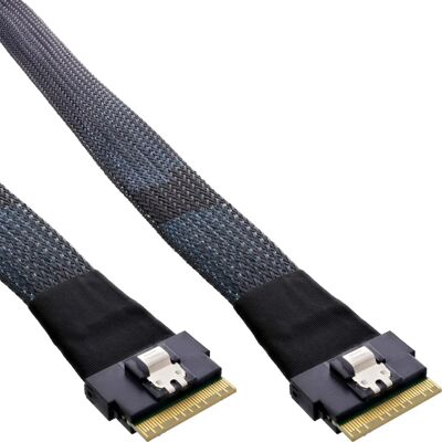 InLine 27647B SAS-Kabel - 48 Gb/s - Schwarz InLine 27647B SAS-Kabel - 48 Gb/s - Schwarz