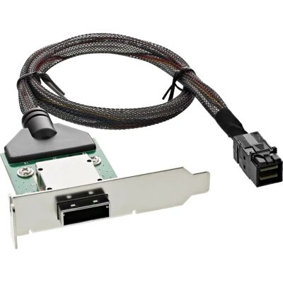Inline 27656C PCI SAS Adapter - Niedriges Profil - Schwarz, Chrom, Grün Inline 27656C PCI SAS Adapter - Niedriges Profil - Schwarz, Chrom, Grün