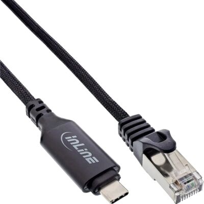 InLine 33381B USB-C RJ-45 Kabel - Netzwerkadapter InLine 33381B USB-C RJ-45 Kabel - Netzwerkadapter