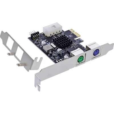 Inline 76620P Interfész kártya - PS/2 USB 2.0 PCIe Inline 76620P Interfész kártya - PS/2 USB 2.0 PCIe