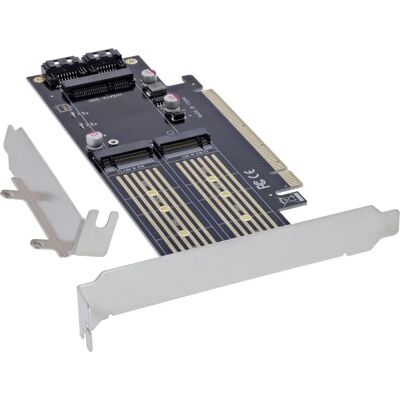 Adaptador PCIe X16 M.2 mSATA Inline 76660T - Tarjetas de interfaz Adaptador PCIe X16 M.2 mSATA Inline 76660T - Tarjetas de interfaz