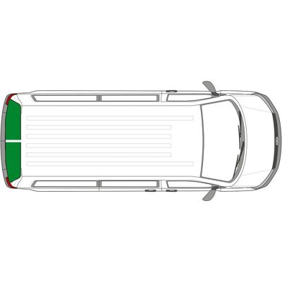 Carbest - 2-delt bakromsmatte - VW T5/T6 - 2003+ - bagasjeromsmatte Carbest - 2-delt bakromsmatte - VW T5/T6 - 2003+ - bagasjeromsmatte