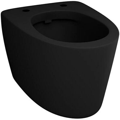 RAK Ceramics Feeling Wandhängendes WC - Modern, Randlos, Schwarz RAK Ceramics Feeling Wandhängendes WC - Modern, Randlos, Schwarz