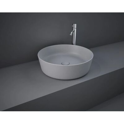 RAK Feeling Rundes Keramikwaschbecken - 42cm - Grau Matt RAK Feeling Rundes Keramikwaschbecken - 42cm - Grau Matt