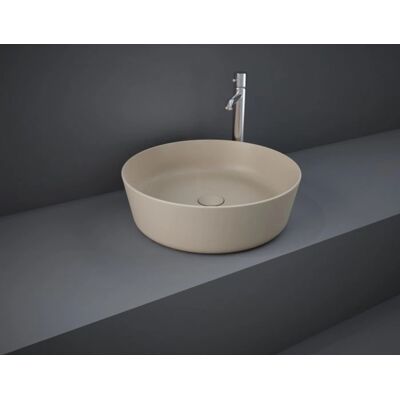 RAK Feeling Runde 42cm Cappuccino Matt Aufsatzbecken - Waschbecken RAK Feeling Runde 42cm Cappuccino Matt Aufsatzbecken - Waschbecken