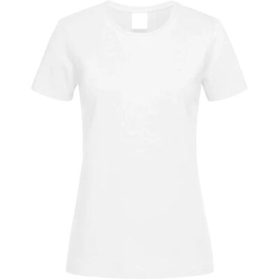 Stedman Classics ST2600 Wit Dames T-Shirt - T-Shirt Stedman Classics ST2600 Wit Dames T-Shirt - T-Shirt