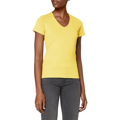 Stedman Classics Gelb V-Ausschnitt Damen T-Shirt - T-Shirt Stedman Classics Gelb V-Ausschnitt Damen T-Shirt - T-Shirt