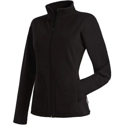 Stedman STE5100 Dame fleecejakke Sort Opal Stedman STE5100 Dame fleecejakke Sort Opal