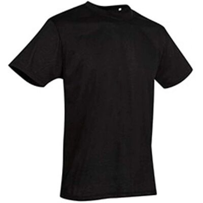 Stedman ST8600 T-Shirt Opale Noir - Toucher coton - Publicité Stedman ST8600 T-Shirt Opale Noir - Toucher coton - Publicité