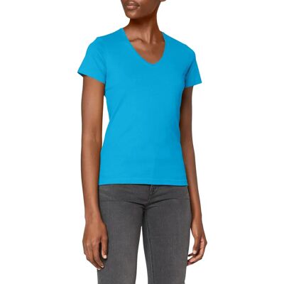 Stedman Ocean Blue V-neck T-shirt - T-shirt Stedman Ocean Blue V-neck T-shirt - T-shirt