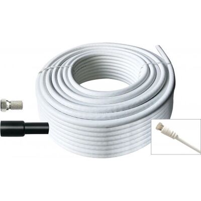 Sky Vision K1196 coaxkabel - 10 m - Wit Sky Vision K1196 coaxkabel - 10 m - Wit