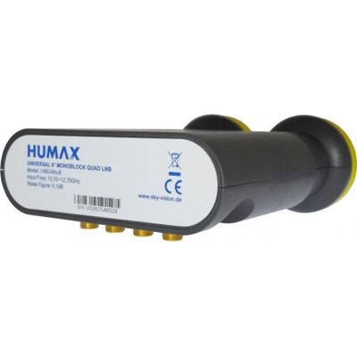 Humax LNB 248s - Quad, 6°, 0.1dB - LNB (Niedrigrausch-Blockkonverter) Humax LNB 248s - Quad, 6°, 0.1dB - LNB (Niedrigrausch-Blockkonverter)