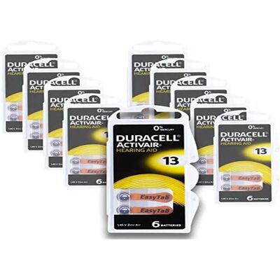 Duracell Activair 13 Batería para audífonos - Zinc-Air, 6 Pack Duracell Activair 13 Batería para audífonos - Zinc-Air, 6 Pack