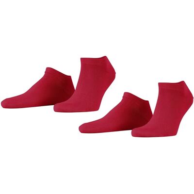 Esprit Basic Uni 2 Pack Sneakers Sokken - Rood - Sokken Esprit Basic Uni 2 Pack Sneakers Sokken - Rood - Sokken