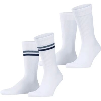 Esprit Tennis Stripe 2er-Pack Socken - Off White Small/Medium Esprit Tennis Stripe 2er-Pack Socken - Off White Small/Medium