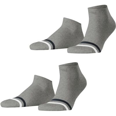 Esprit Accent Stripe 2 Pack Chaussettes de sport - Gris clair - Chaussettes, Casual, Sport Esprit Accent Stripe 2 Pack Chaussettes de sport - Gris clair - Chaussettes, Casual, Sport