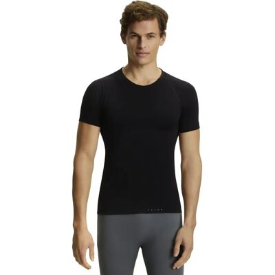 Falke Schwarzes Eng anliegendes Kurzarmshirt - Shirt Falke Schwarzes Eng anliegendes Kurzarmshirt - Shirt