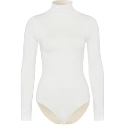 Falke Baumwoll-Body mit langem Arm - Elfenbein - Nahtloses Elegantes Design Falke Baumwoll-Body mit langem Arm - Elfenbein - Nahtloses Elegantes Design