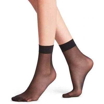 Falke Seidenglatt 15 DEN Donna Calzini Nero 35-38 - Meias Falke Seidenglatt 15 DEN Donna Calzini Nero 35-38 - Meias