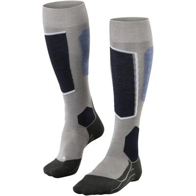 Falke Skiing 6 Medias hasta la rodilla - Gris Medio Mel - Medias de esquí Falke Skiing 6 Medias hasta la rodilla - Gris Medio Mel - Medias de esquí