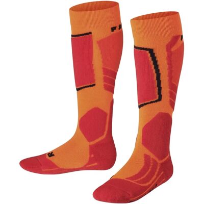Falke SK2 Skisokker - Kinder Orange - Mittpolsterung Falke SK2 Skisokker - Kinder Orange - Mittpolsterung