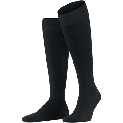 Falke Zwarte Wol Kniehoge Sokken - Extra Large Falke Zwarte Wol Kniehoge Sokken - Extra Large