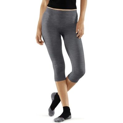 Falke Wool-Tech Light Regular Fit 3/4 Tights - Heather Grey - Rajstopy Falke Wool-Tech Light Regular Fit 3/4 Tights - Heather Grey - Rajstopy