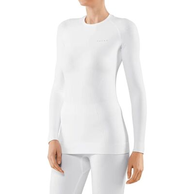 Falke Max Warm Langarmshirt - Weiß - Sportswear Falke Max Warm Langarmshirt - Weiß - Sportswear