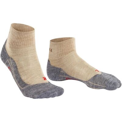 FALKE - TK5 Short - Nature Beige Melange - Grande - Calzini FALKE - TK5 Short - Nature Beige Melange - Grande - Calzini