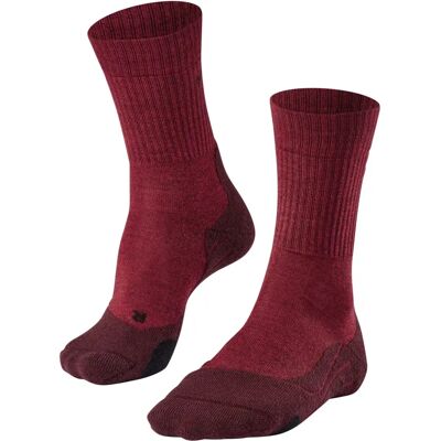 Falke Marque Chaussettes de Randonnée en Laine TK2 - Rouge Écarlate Falke Marque Chaussettes de Randonnée en Laine TK2 - Rouge Écarlate