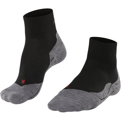 Falke TK5 Wollmix Hikingsocken - Leicht, Merino, Schwarz & Grau Falke TK5 Wollmix Hikingsocken - Leicht, Merino, Schwarz & Grau