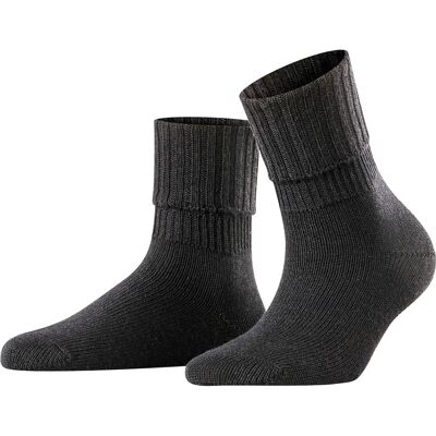 Falke Modèle 47520 Chaussettes en laine - Côtes, Noires, Moyen Falke Modèle 47520 Chaussettes en laine - Côtes, Noires, Moyen