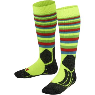 FALKE Sk2 Stripe Unisex Kids Ski Socks - Protection & Comfort FALKE Sk2 Stripe Unisex Kids Ski Socks - Protection & Comfort