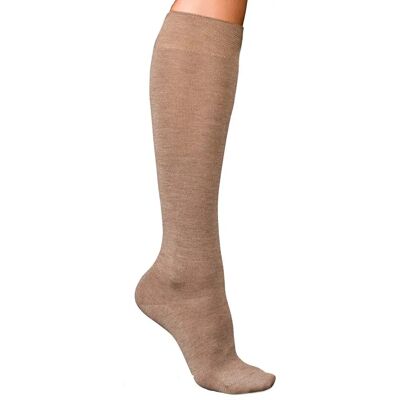 Falke No1 Kaschmir Kniestrümpfe - Muskatnuss braun Melange Falke No1 Kaschmir Kniestrümpfe - Muskatnuss braun Melange