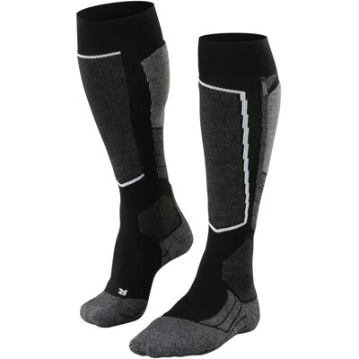 FALKE SK2 Kaschmir Schwarze Skisocken - Skifahren FALKE SK2 Kaschmir Schwarze Skisocken - Skifahren