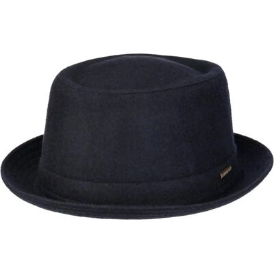 Chapeau Pork Pie en laine Stetson - marine - Unisexe - Taille 59cm - Chapeau - Publicité Chapeau Pork Pie en laine Stetson - marine - Unisexe - Taille 59cm - Chapeau - Publicité