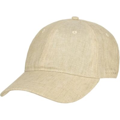 Casquette en lin Stetson - beige-mottled - Unisexe - Taille : M - Publicité Casquette en lin Stetson - beige-mottled - Unisexe - Taille : M - Publicité