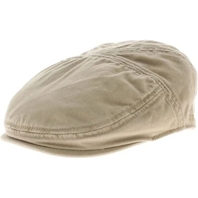 Stetson Beigefarbene Schirmmütze - UV-Schutz - Flat Cap Stetson Beigefarbene Schirmmütze - UV-Schutz - Flat Cap